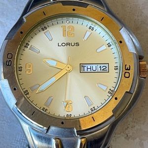 Lorus men battery TT water resistant date&day